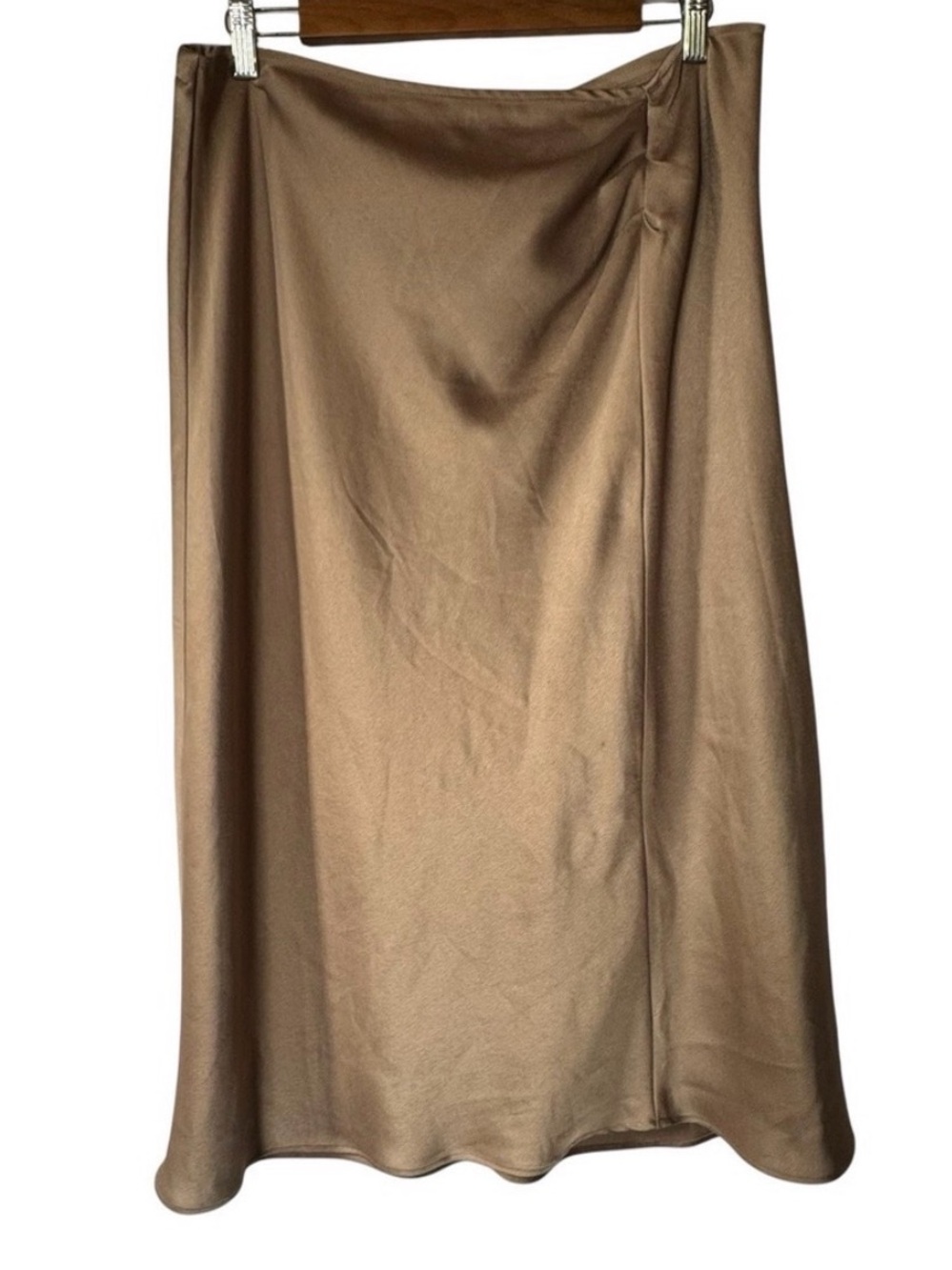 Status by Chennault silk skirt women’s ruched side
